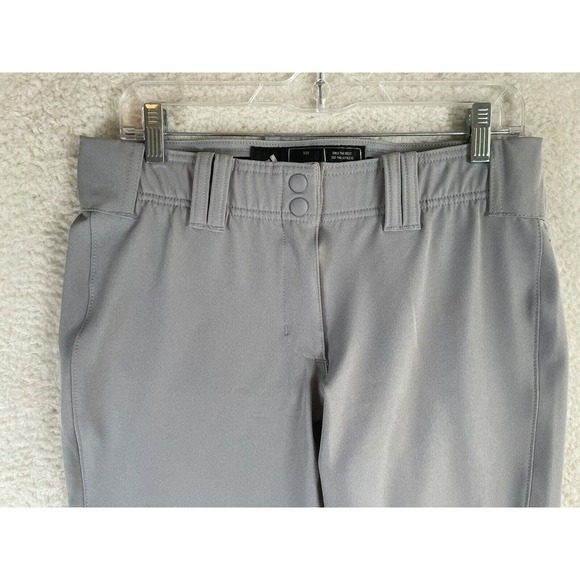 NEW Adidas Softball Pants Unisex Medium Knicker Fast Pitch Grey Baseball - Picture 3 of 16